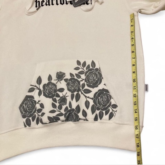 Rue 21 Cornerstore Bodega White Graphic Hoodie Sweatshirt, Floral, Men’s Medium - Picture 5 of 8